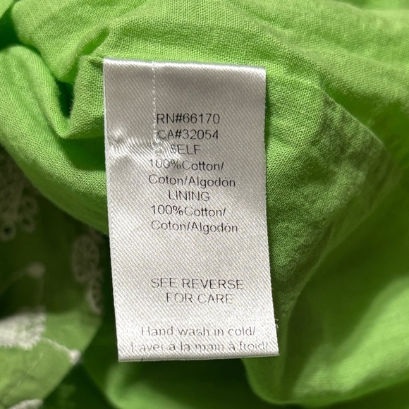 🔥🔥🔥Rare Anthropologie Darlene Eyelet Blouse in Green by GREYLIN Size: Medium🔥🔥🔥 - Picture 6 of 7